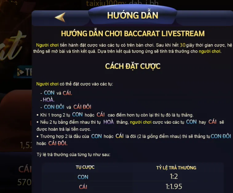 Chinh Phục Sảnh Cược Thời Thượng Với Baccarat Livestream Tại SunWin Đẳng Cấp